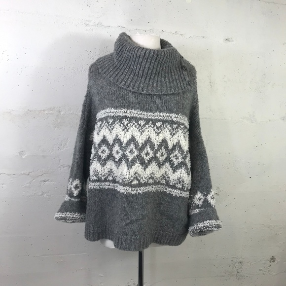 Free People Sweaters - SOLD!! Free People Chunky Oversized Faire Isle